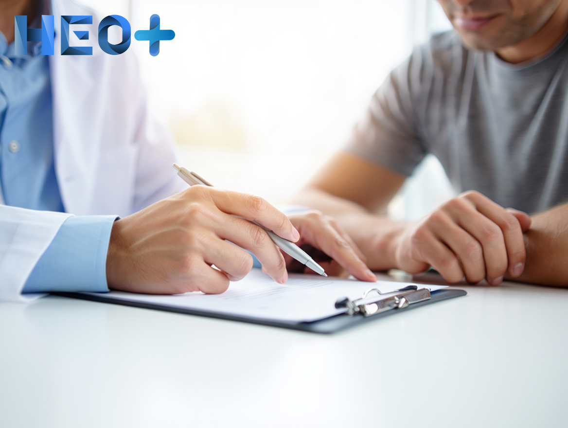 Аддиктолог консультирует пациента